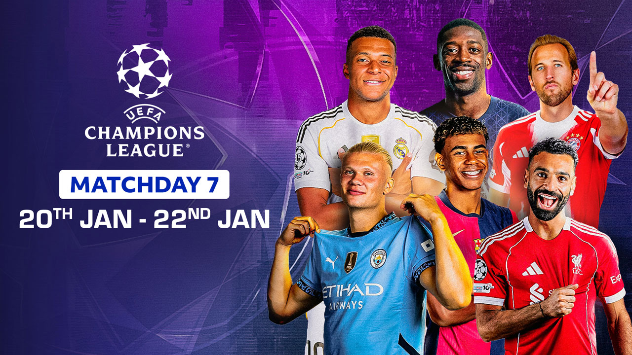UEFA Champions League Matchday 7 Preview: Watch LIVE on Xscore808, Jan 20-21